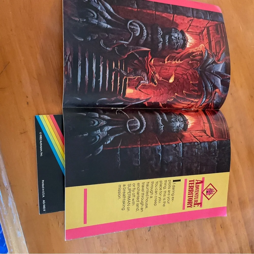 and Activision Video Game Catalog Set - Red and Black